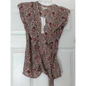 Max studio new extra small paisley blouse‎
